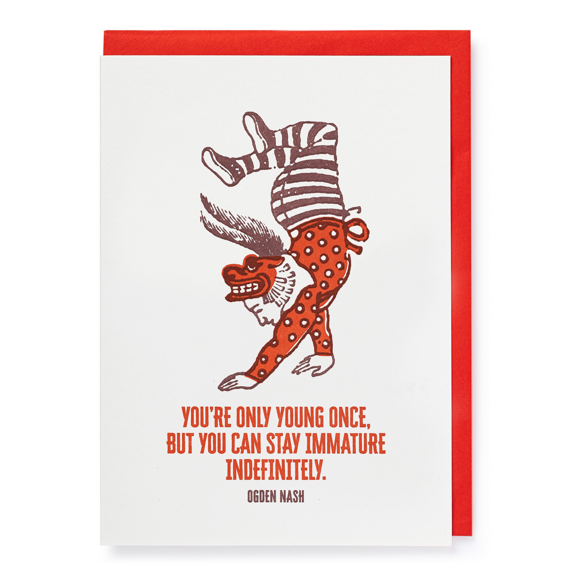 You're Only Young Once Card