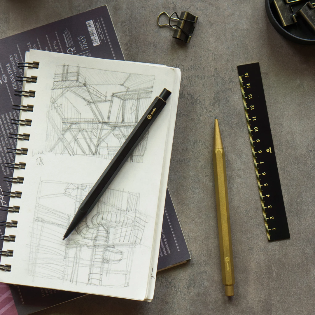 Revolve Sketching Pencil - Brass