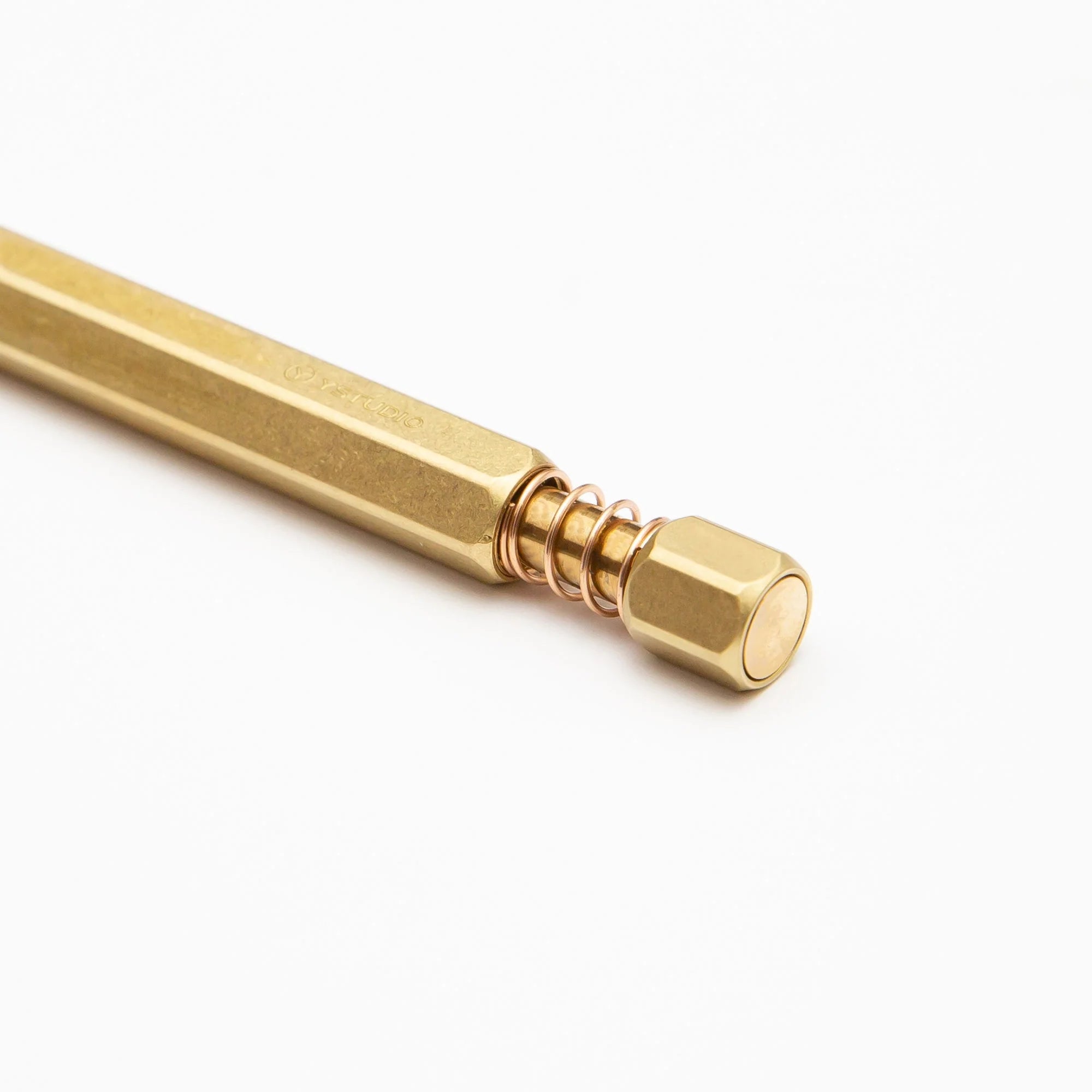 YSTUDIO - CLASSIC REVOLVE BALLPOINT PEN SPRING (BRASS)