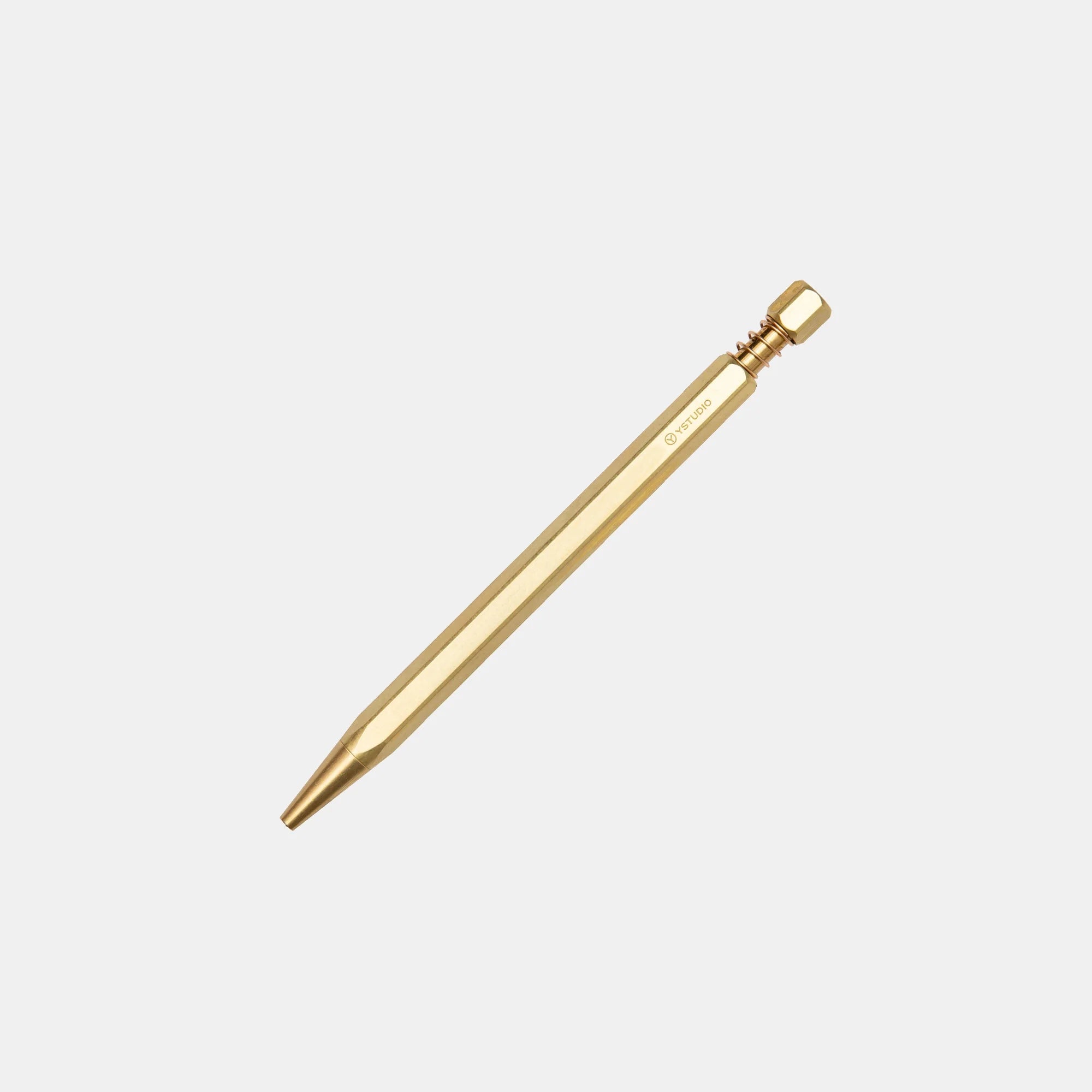 YSTUDIO - CLASSIC REVOLVE BALLPOINT PEN SPRING (BRASS)