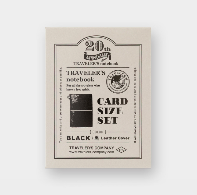 Traveler's Notebook Card Size 20th Anniversary