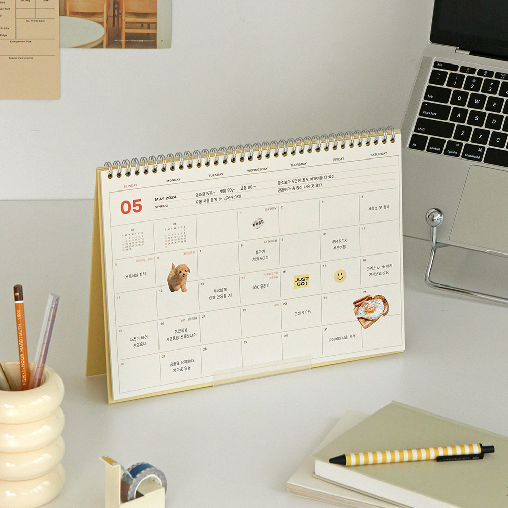 ICONIC - Flow Desk Monthly Planner 2024