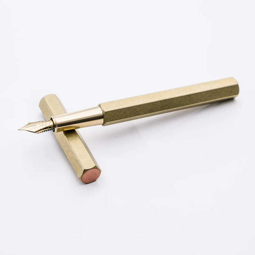 Revolve Fountain Pen M - Brass
