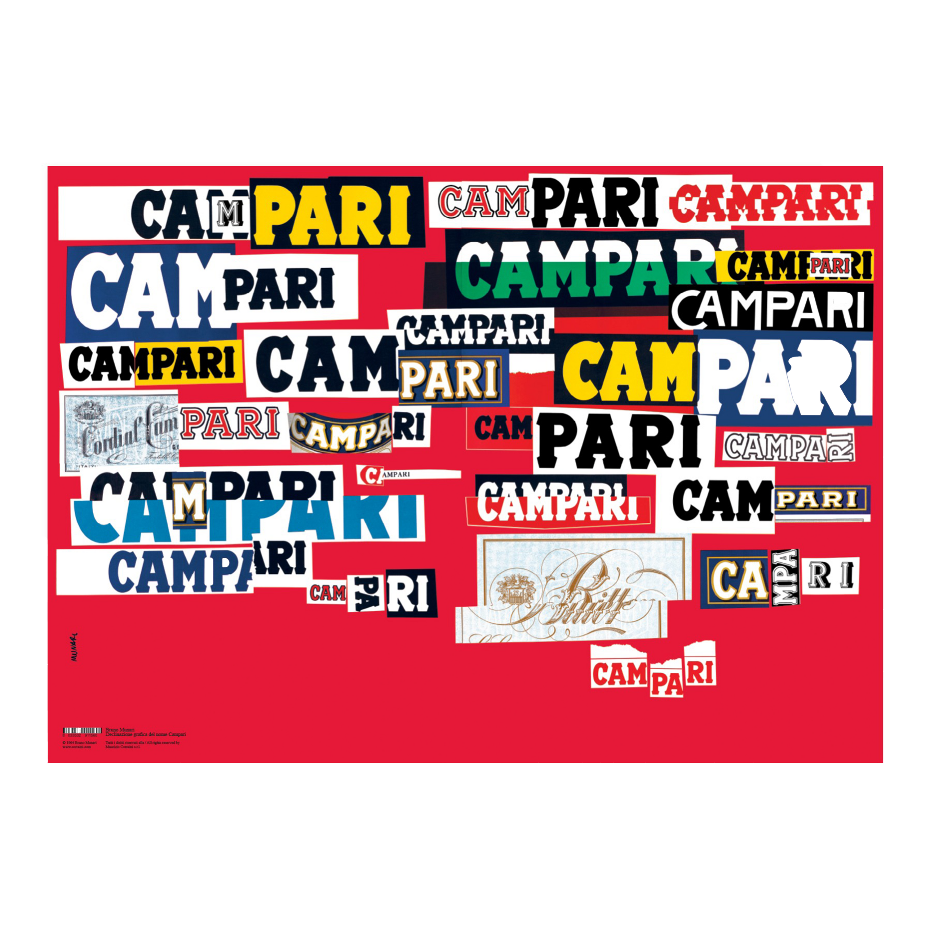 Declinazione grafica del nome Campari