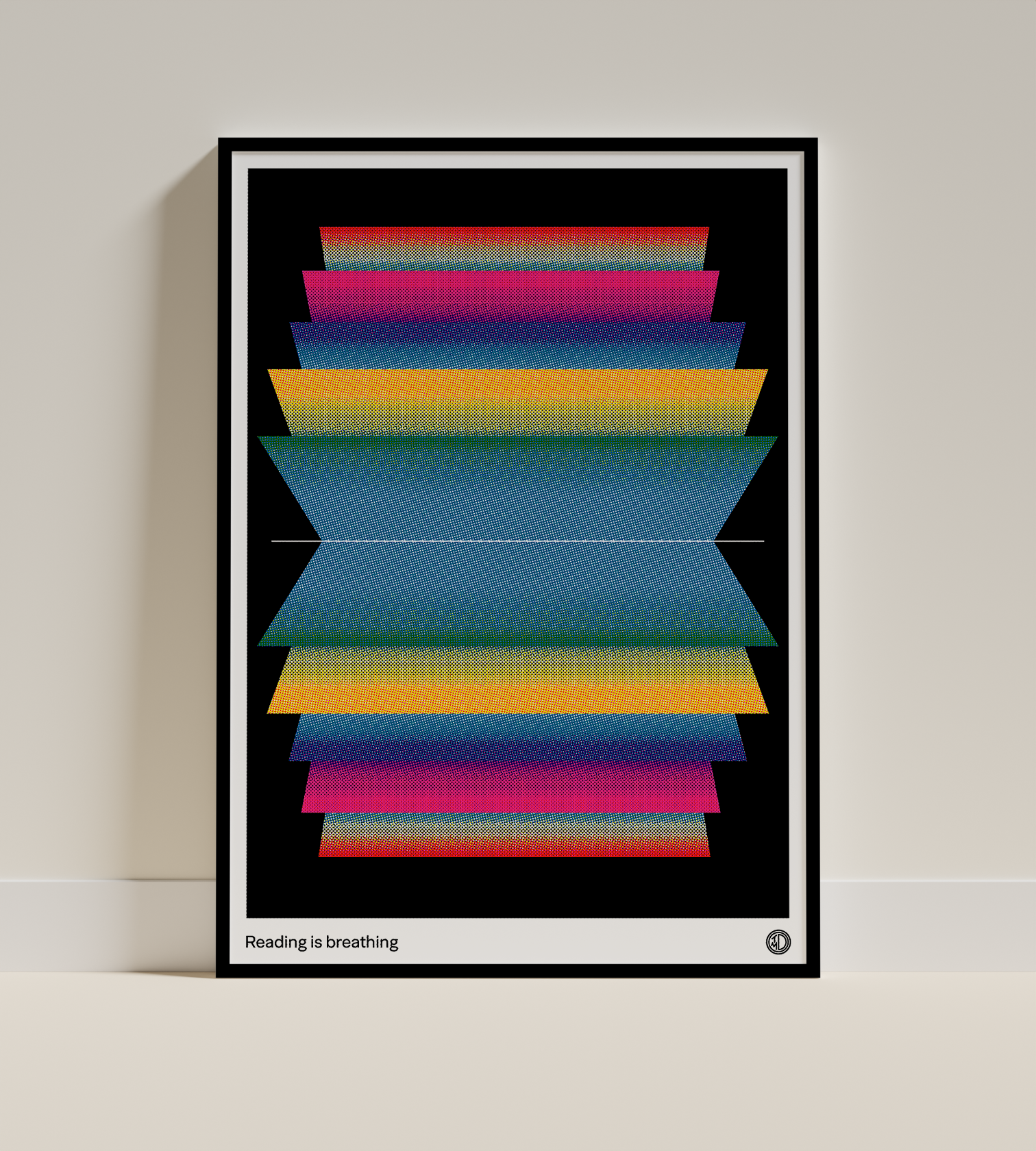 Poster Reading is Breathing |A3