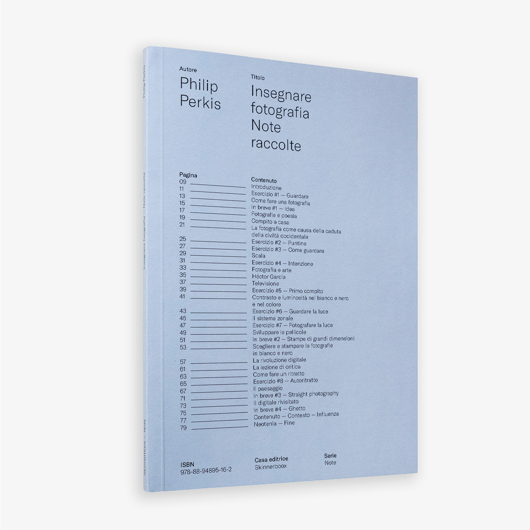 Insegnare Fotografia, note raccolte. Philip Perkis