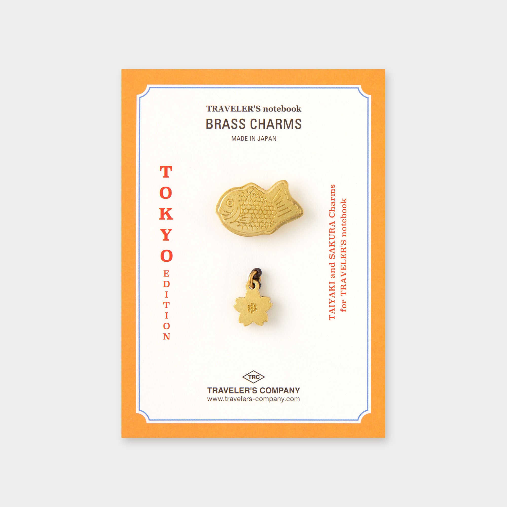 TRAVELER'S notebook Brass Charm TOKYO