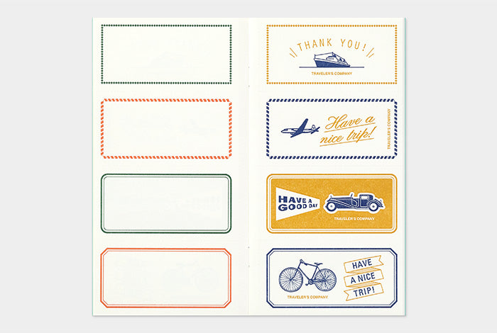 TRAVELER'S REGULAR SIZE REFILL - Message Card