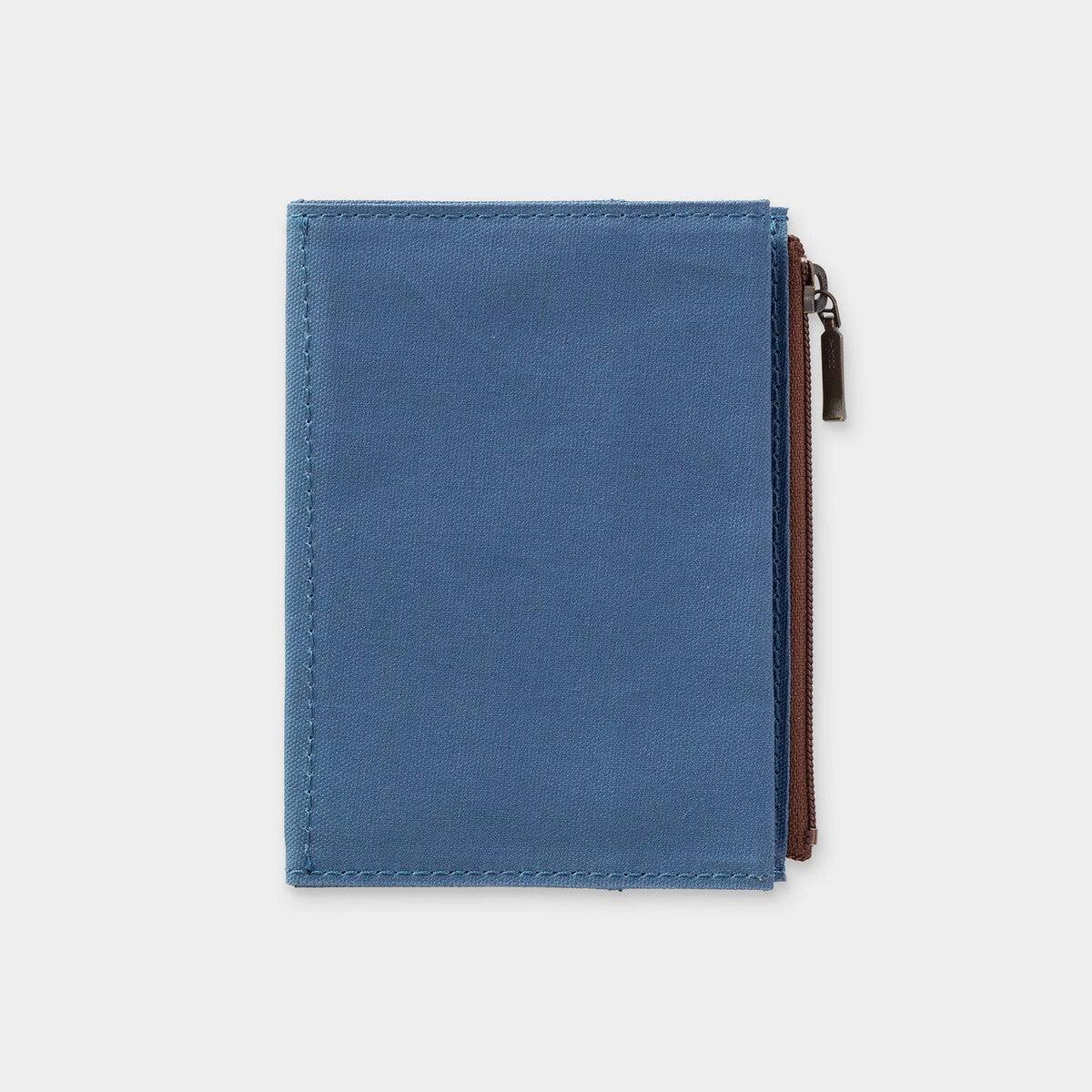 Traveler's Notebook B-Sides & Rarities Cotton Zipper Case Passport Size Blu Edizione Limitata - Todo Modo