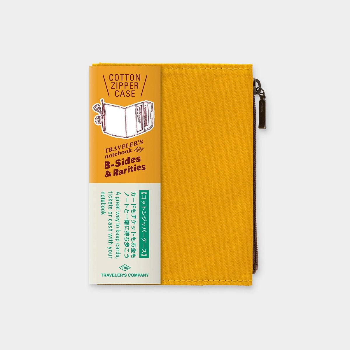 Traveler's Notebook B-Sides & Rarities Cotton Zipper Case Passport Size Mustard Edizione Limitata - Todo Modo