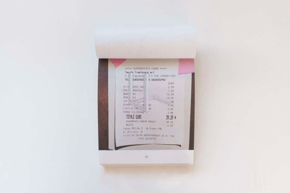 One Hundred Meals Between Rome and Berlin. Jonathan Monk