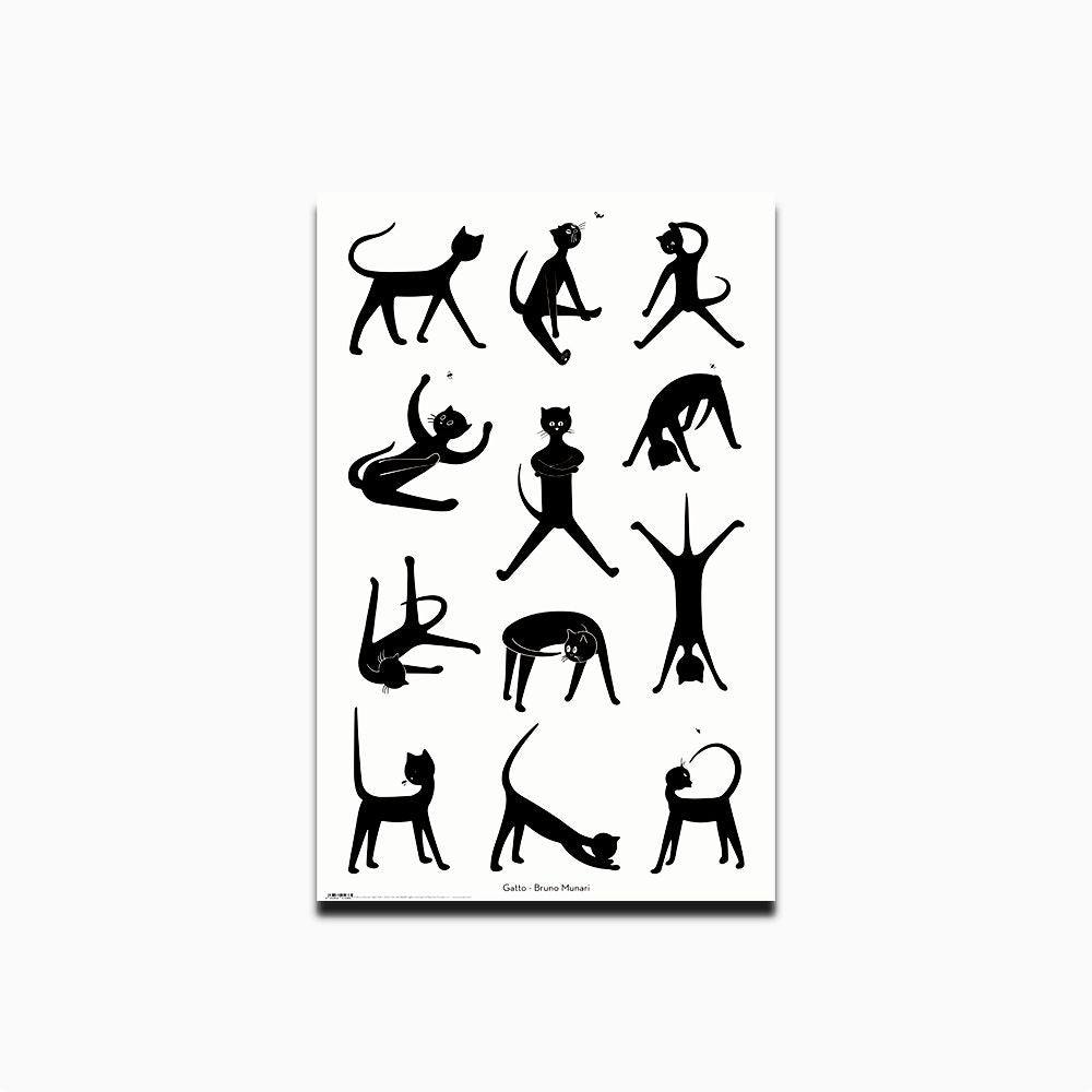 Gatto poster. Bruno Munari - Todo Modo